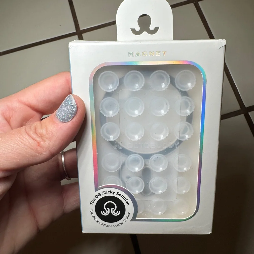 Magnet Silicone Phone Holder - Clear